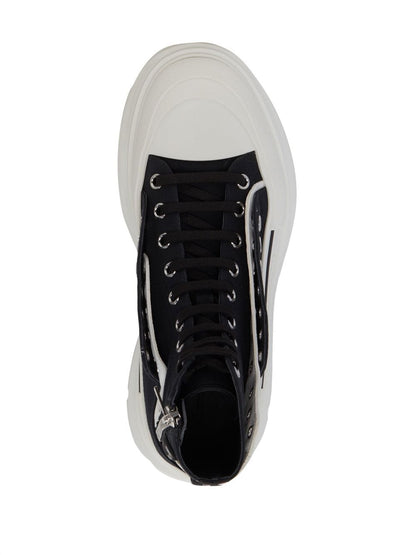 Alexander McQueen Boots Black — Tread Slick Ankle Boots