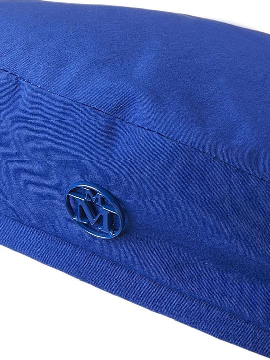 Blue Cotton Beret — Maison Michel Hat
