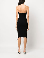 Courreges Pre Dresses Black halterneck bodycon