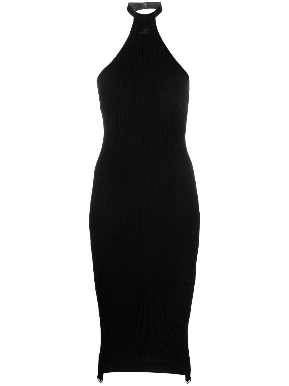 Courreges Pre Dresses Black halterneck bodycon