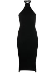 Courreges Pre Dresses Black halterneck bodycon