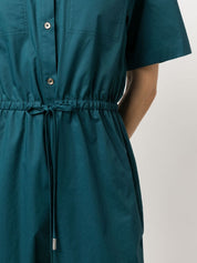 Paul Smith Dresses Blue short-sleeve playsuit in stretch-cotton
