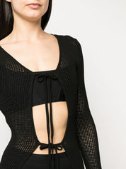 ANDREĀDAMO Suéteres Andrea Adamo Cárdigan negro