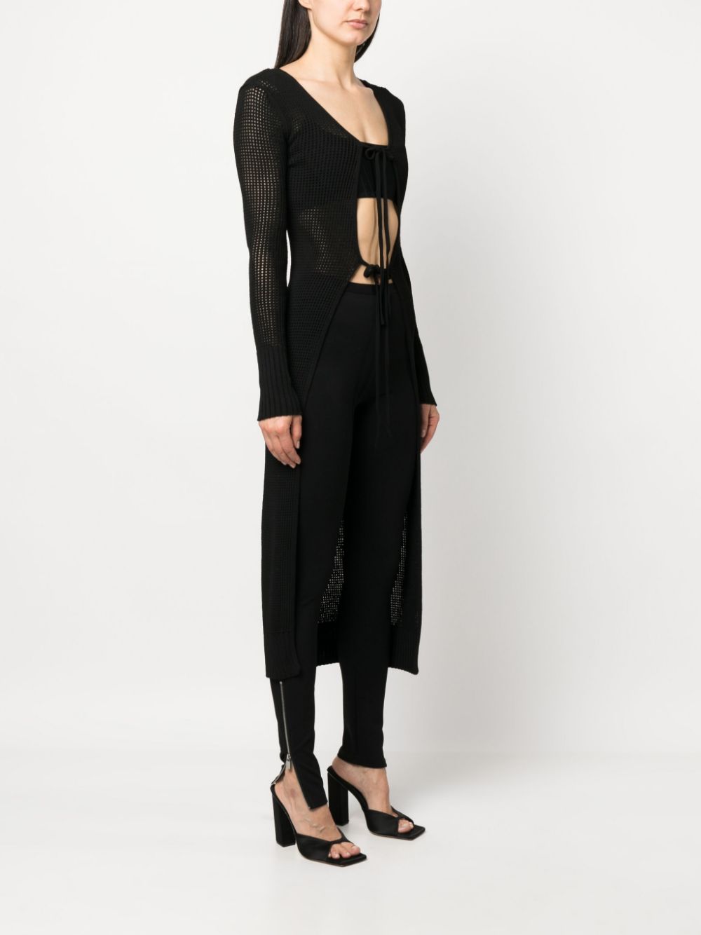 ANDREĀDAMO Suéteres Andrea Adamo Cárdigan negro