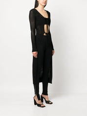 ANDREĀDAMO Suéteres Andrea Adamo Cárdigan negro