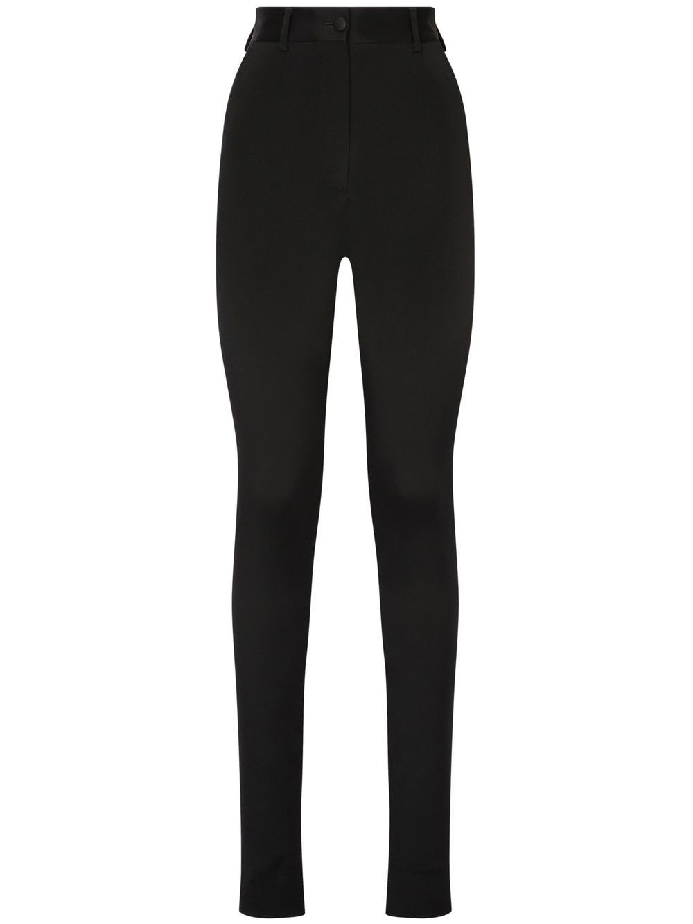 Dolce & Gabbana Trousers Black high-waisted skinny-fit