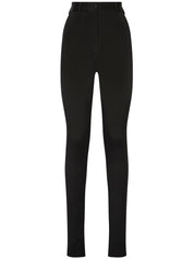 Dolce & Gabbana Trousers Black high-waisted skinny-fit