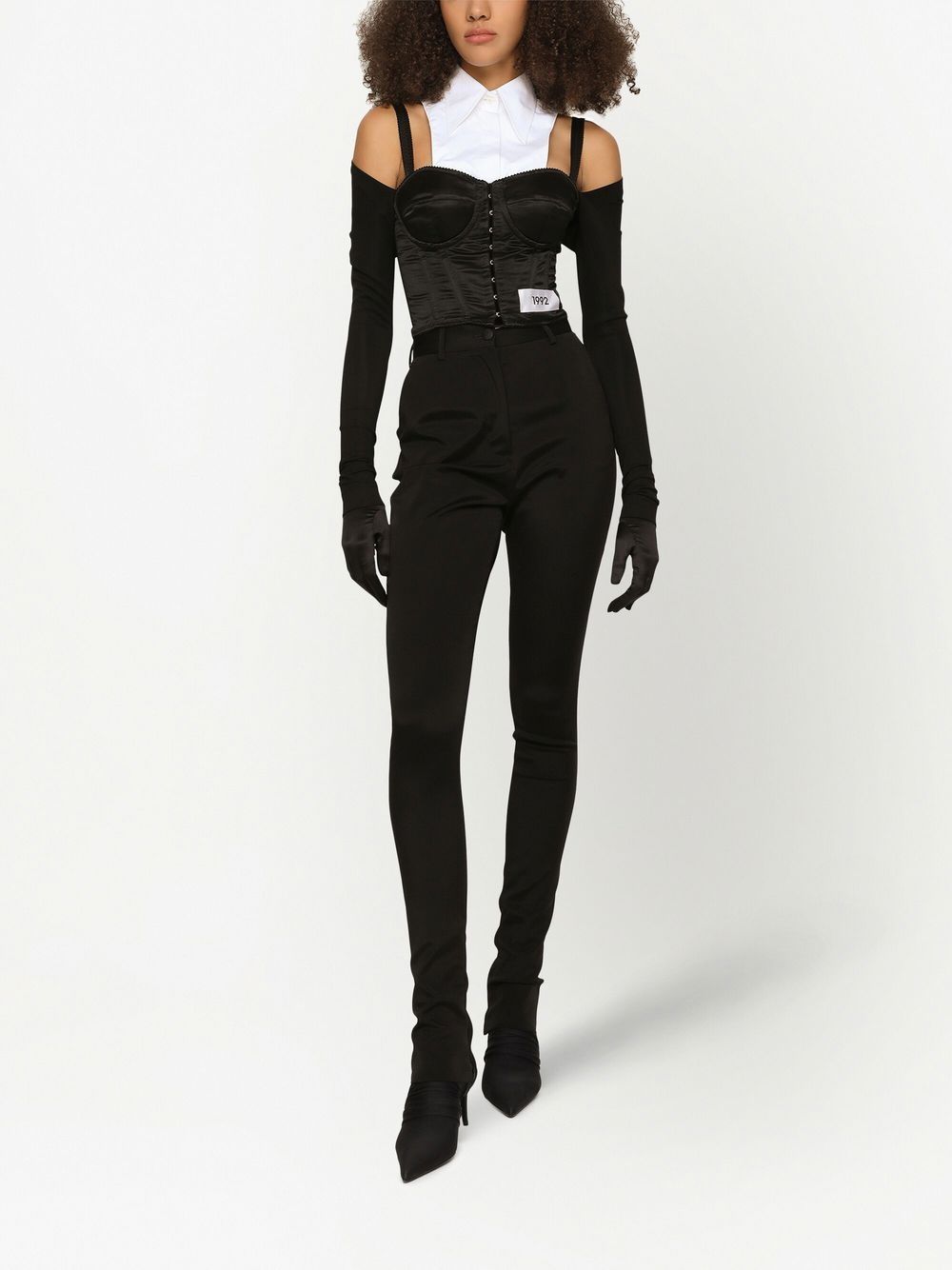 Dolce & Gabbana Trousers Black high-waisted skinny-fit