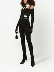Dolce & Gabbana Trousers Black high-waisted skinny-fit