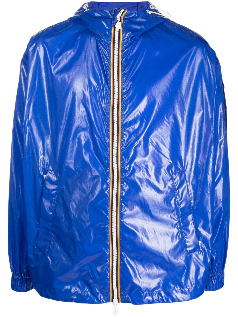 K-Way R&D Coats Blue lightweight hooded jacket