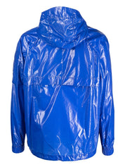 K-Way R&D Coats Blue lightweight hooded jacket