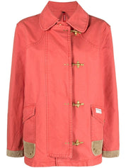 Fay Coats Red jacket in coral pink