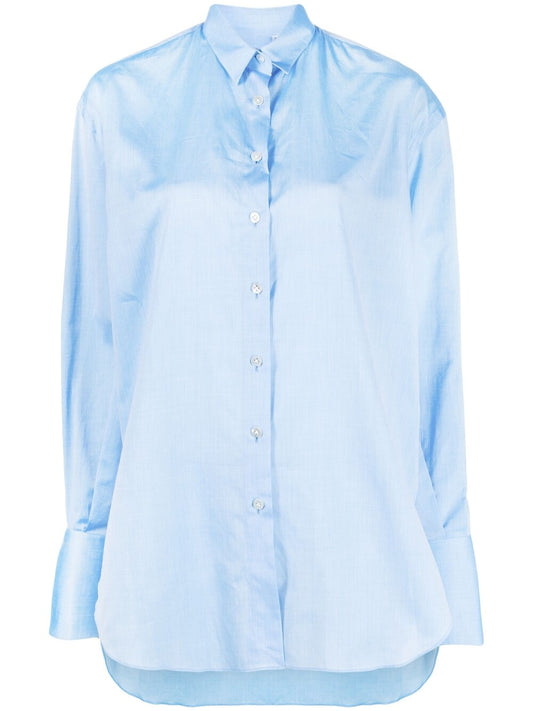 Finamore 1925 Napoli Clear Blue Shirt — Effortless Italian Tailoring