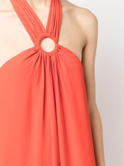 Erika Cavallini Robes Semi-Couture Rouge