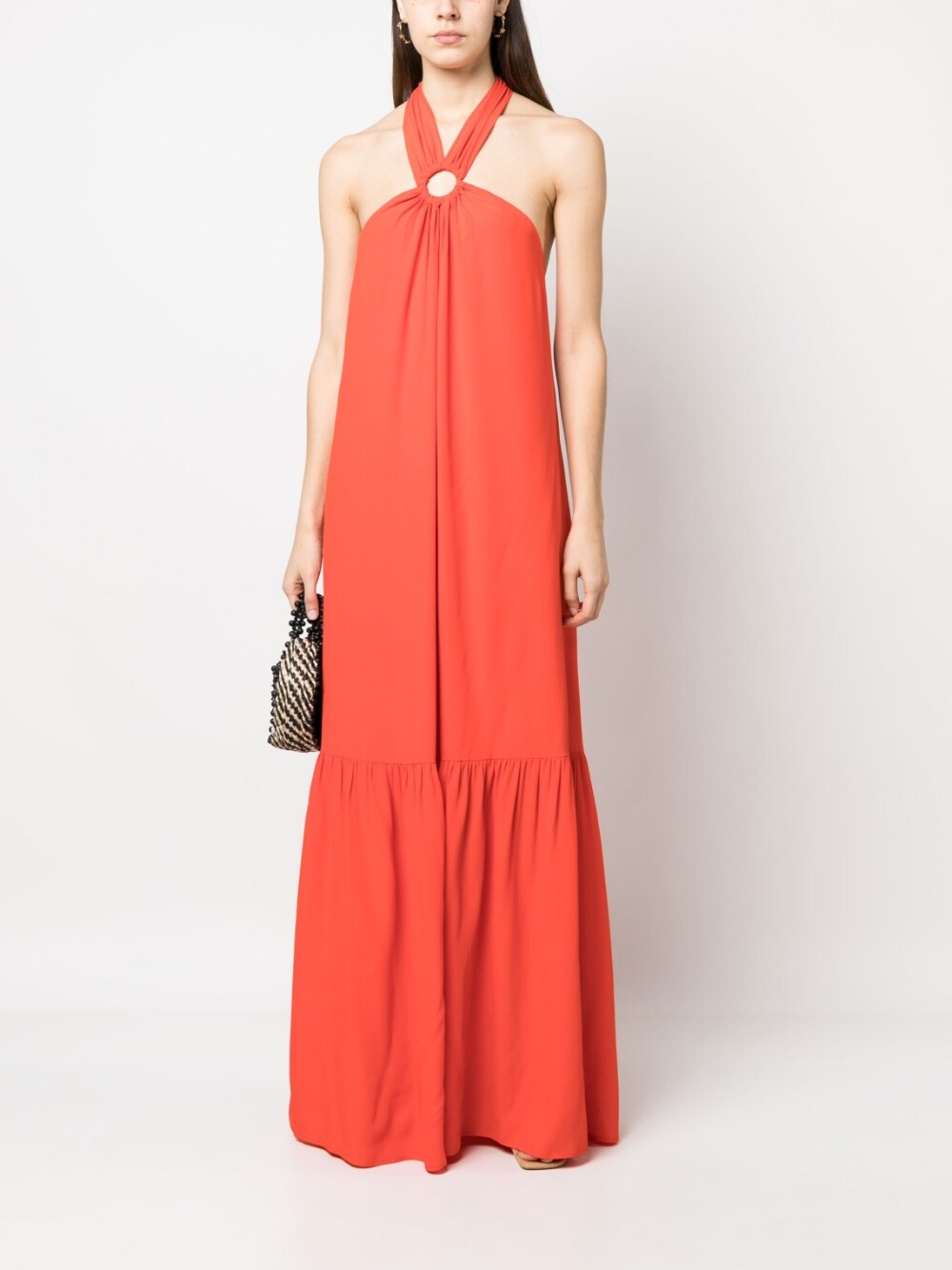 Erika Cavallini Robes Semi-Couture Rouge