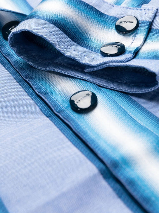 Robe chemise en soie bleu clair Etro Dresses