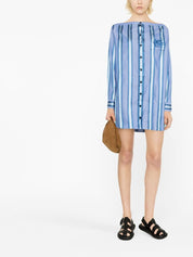 Etro Dresses Clear Blue silk shirt dress