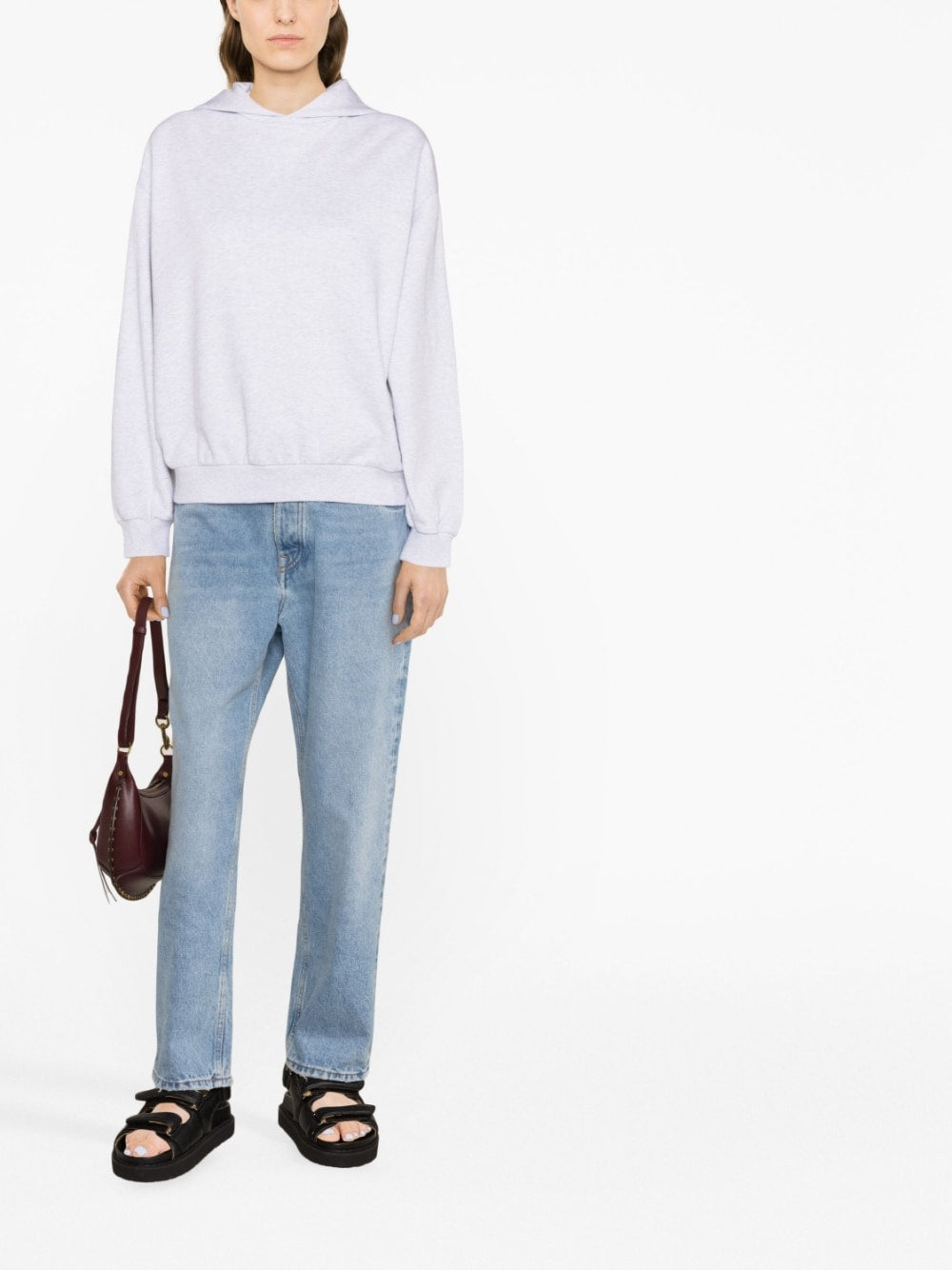 Grey Cotton Hoodie — Armarium Sweaters
