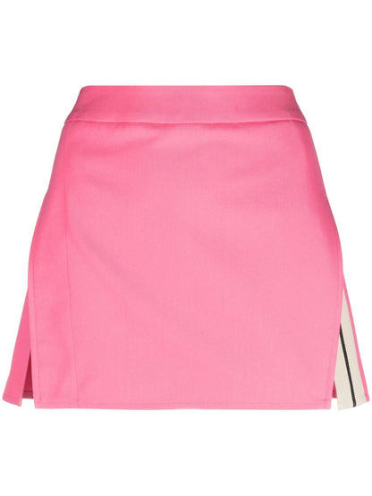 Fuchsia A-line Miniskirt — Palm Angels Skirts
