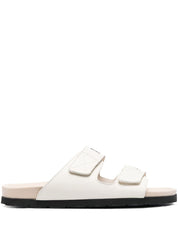 Sandales Palm Angels en cuir blanc à enfiler