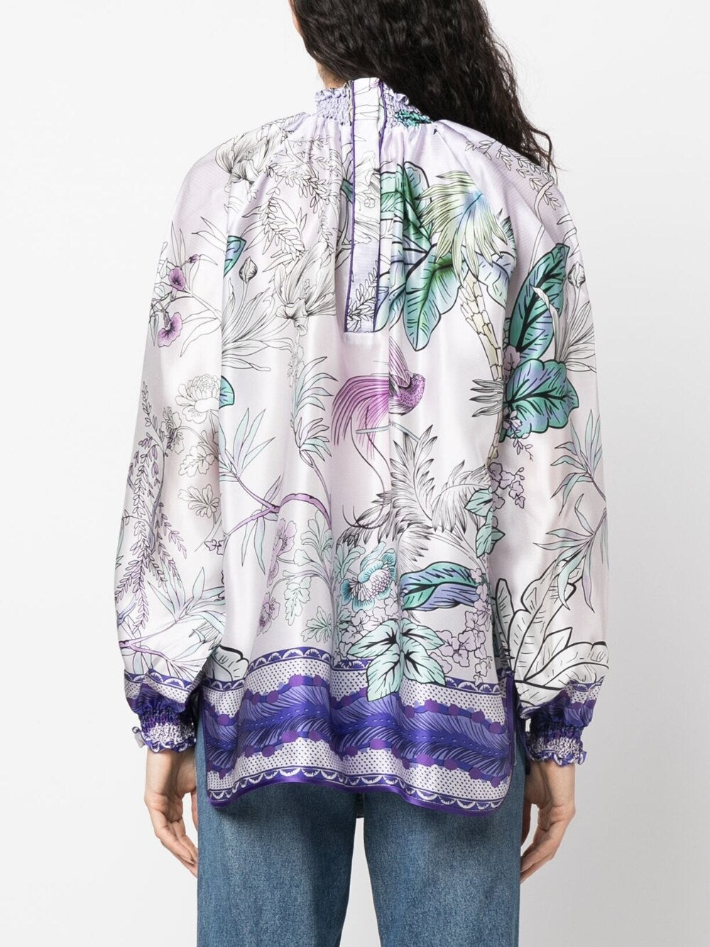 F.R.S . Coats Lilac silk palazzo