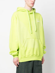 Bonsai Sweaters Green cotton logo hoodie