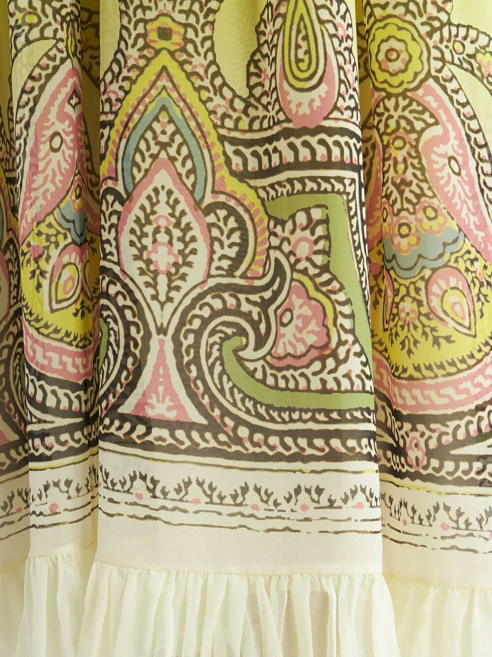 Black Silk Paisley-Print Dress — Etro