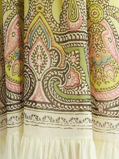 Black Silk Paisley-Print Dress — Etro