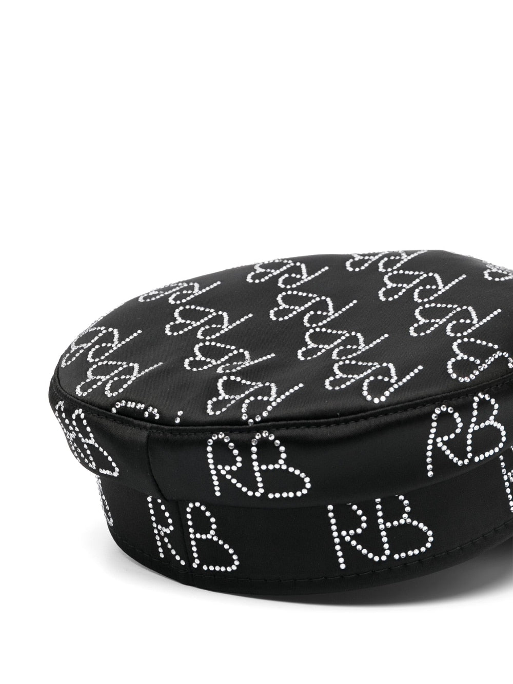 Black Crystal Baker Boy Hat — Ruslan Baginskiy