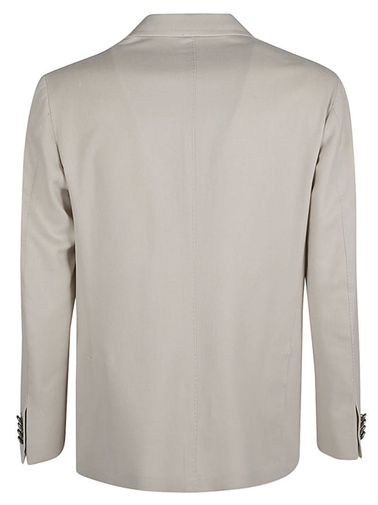 Light Grey Sartorio Jacket — Tailored Wool Sport Jacket