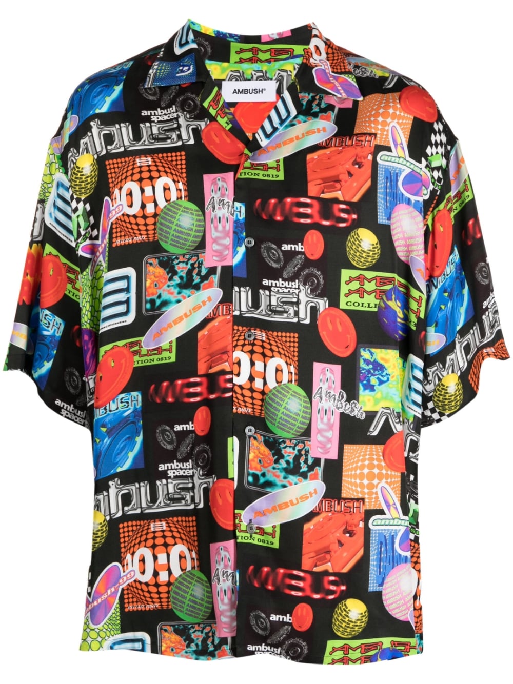 Ambush MultiColour Graphic-Print Short-Sleeve Shirt