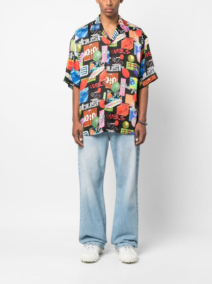 Ambush MultiColour Graphic-Print Short-Sleeve Shirt