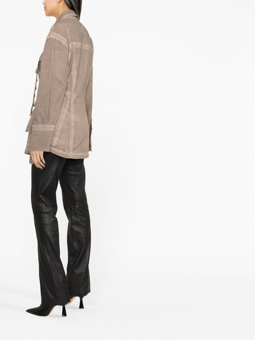 Veste en jean marron Blumarine Coats