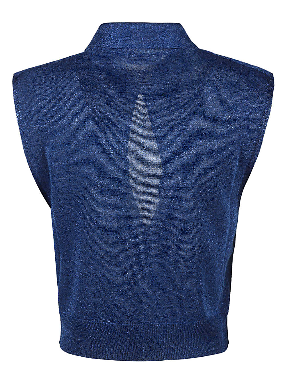 Circus Hotel Top Blue lurex viscose blend