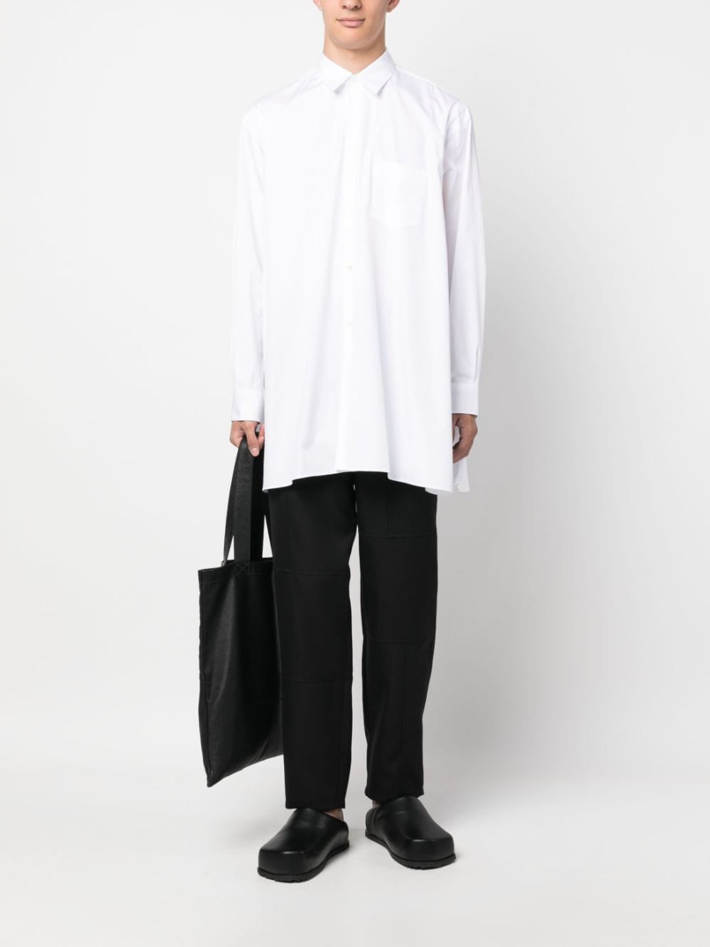 Comme des Garcons Shirts White cotton shirt