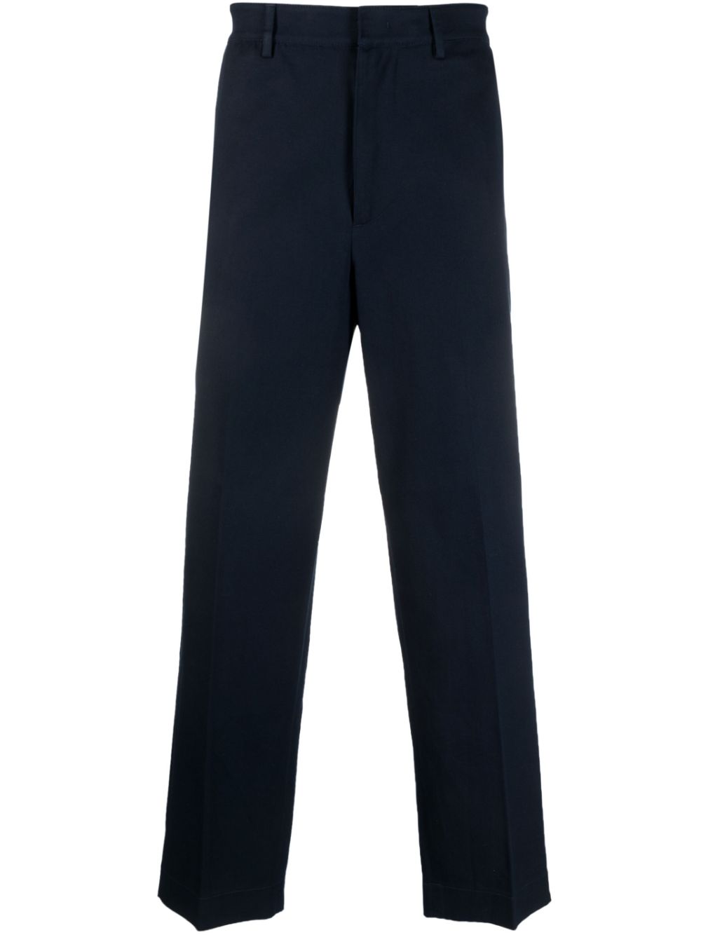 Pantalon Department5 en coton bleu coupe droite
