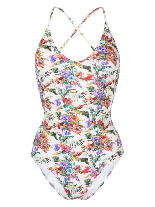 MultiColour Floral Swimsuit — Anjuna Mara