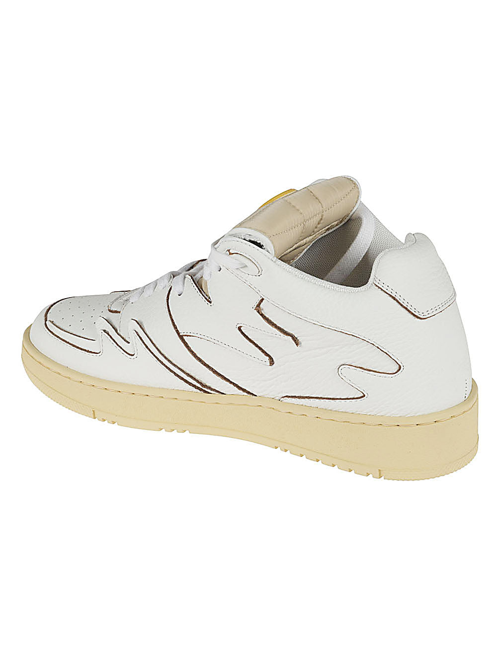 Baskets Metalgienchi en cuir blanc