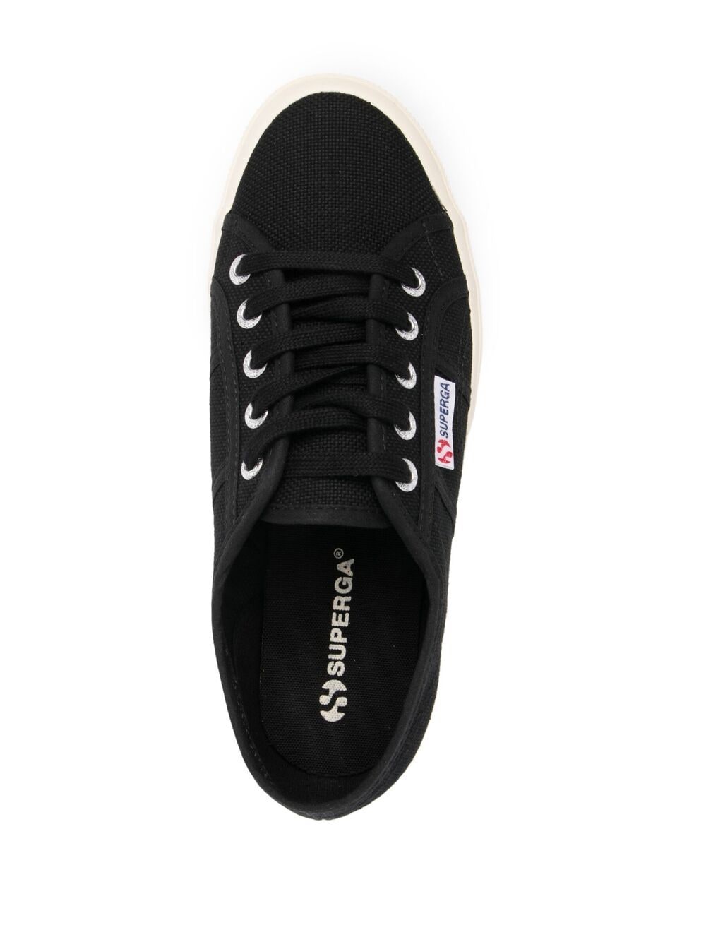 Superga Sneakers Black — Refined Everyday Low‑Tops