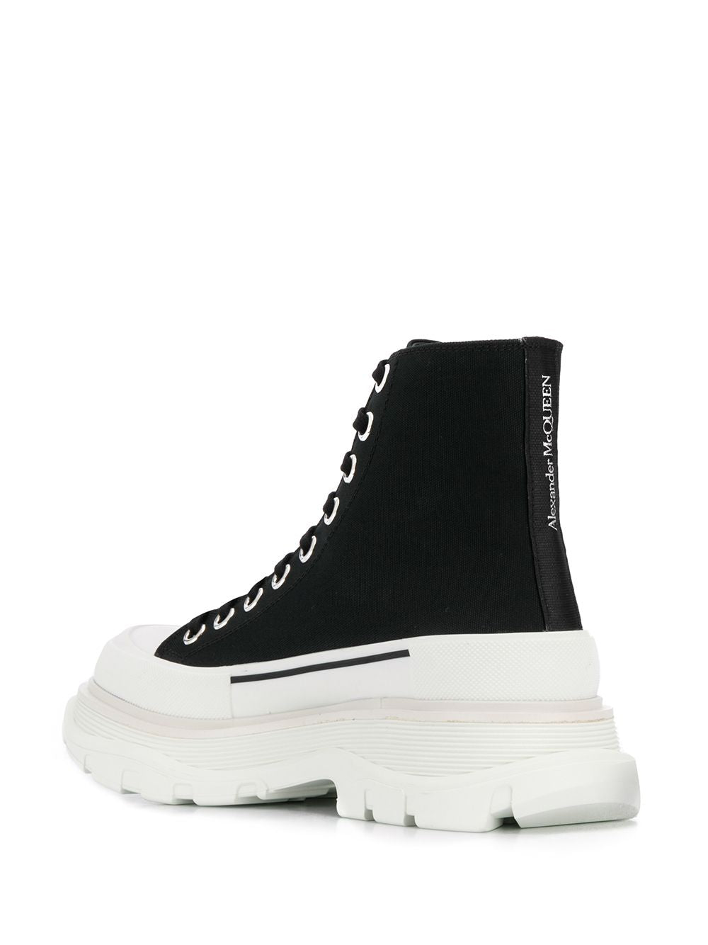 Botas Alexander McQueen negras con suela de plataforma