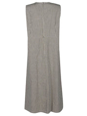 Brown Cotton Gardener Dress — Sarahwear