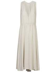 Crida Dresses Grey silk midi dress