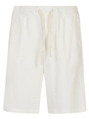 Original Vintage Shorts White — Linen‑Blend Men’s Shorts