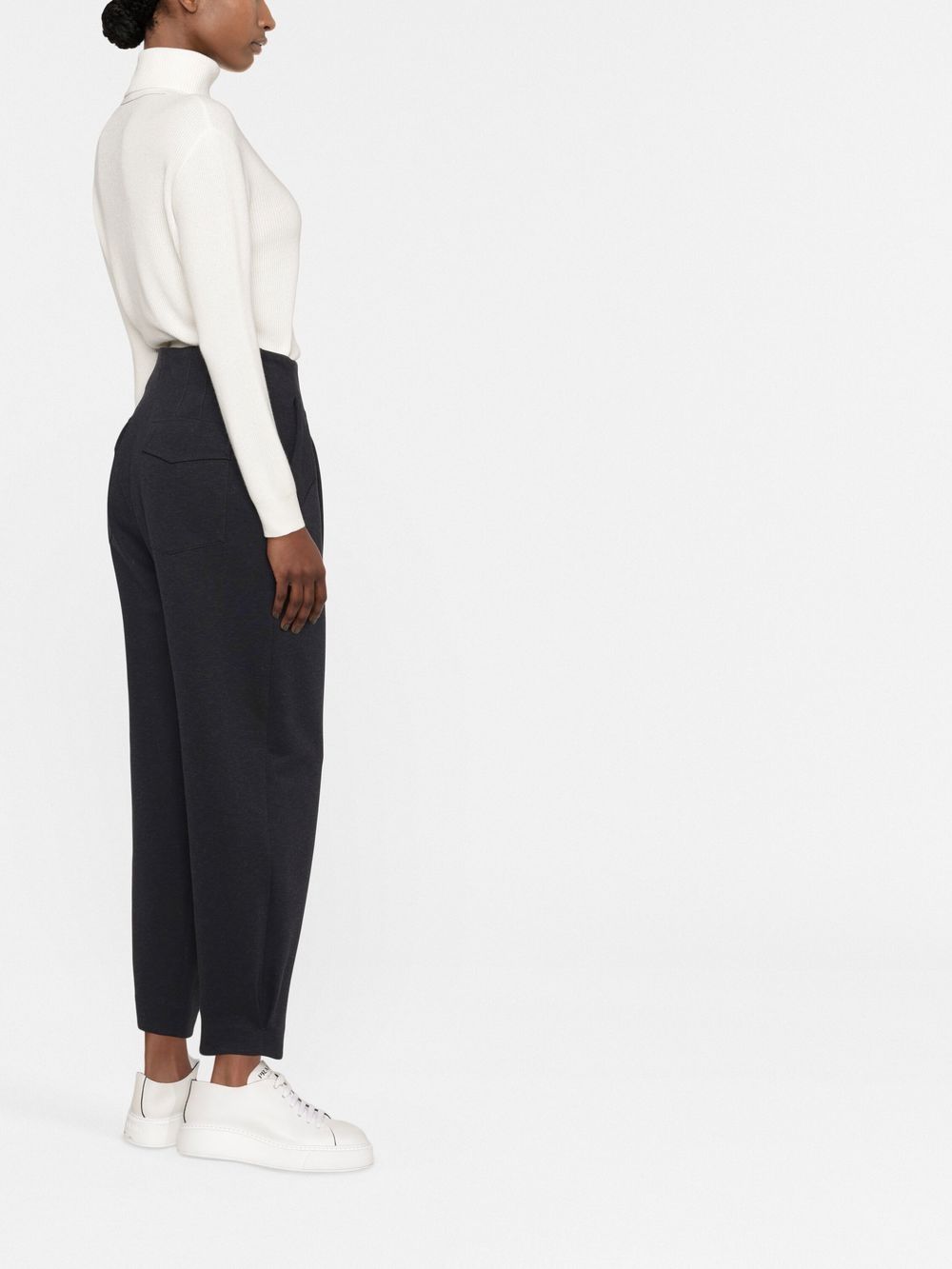 Suéteres Brunello Cucinelli Cuello alto de cachemira blanca