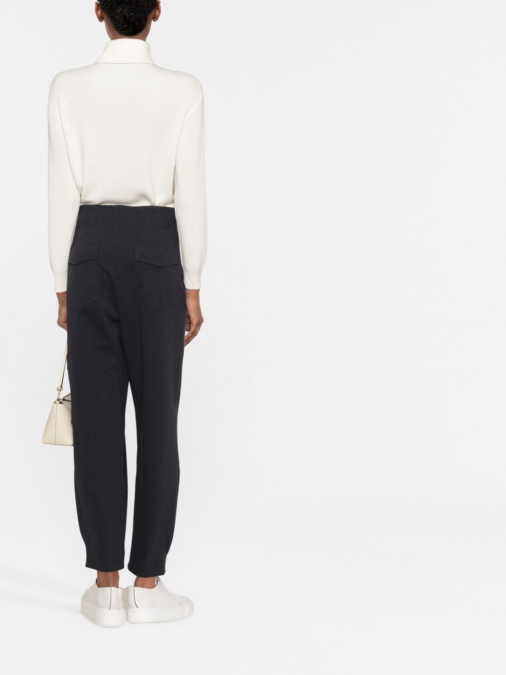 Suéteres Brunello Cucinelli Cuello alto de cachemira blanca