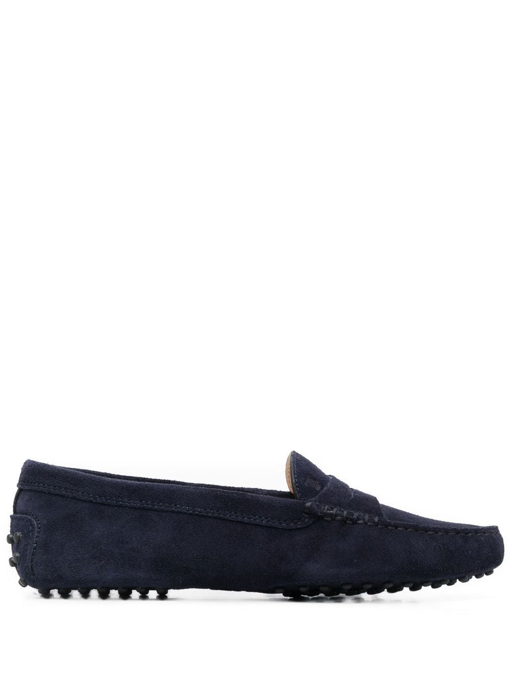 Blue Leather Loafers — Tod’s Gommino Moccasins
