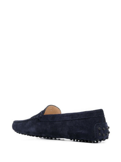 Blue Leather Loafers — Tod’s Gommino Moccasins