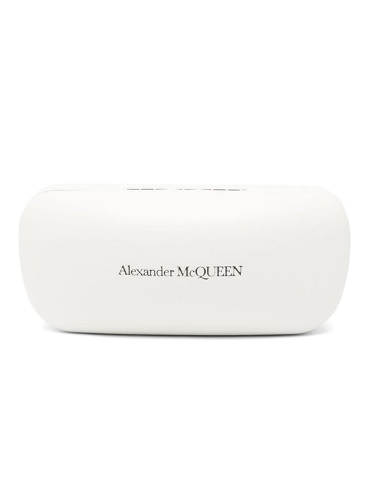 Alexander McQueen Brown Square-Frame Sunglasses