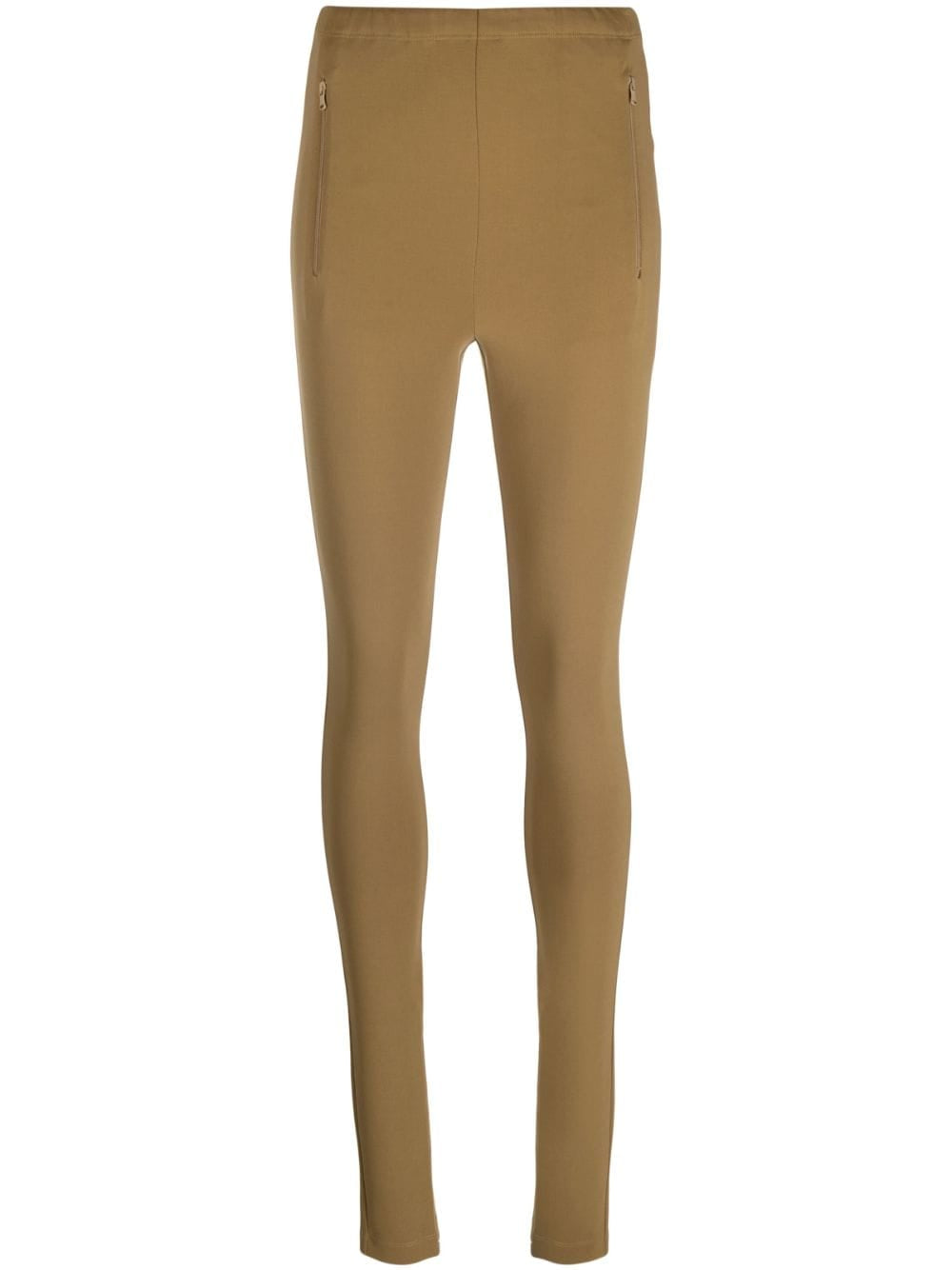 WARDROBE.NYC Trousers Camel high-waist stretch
