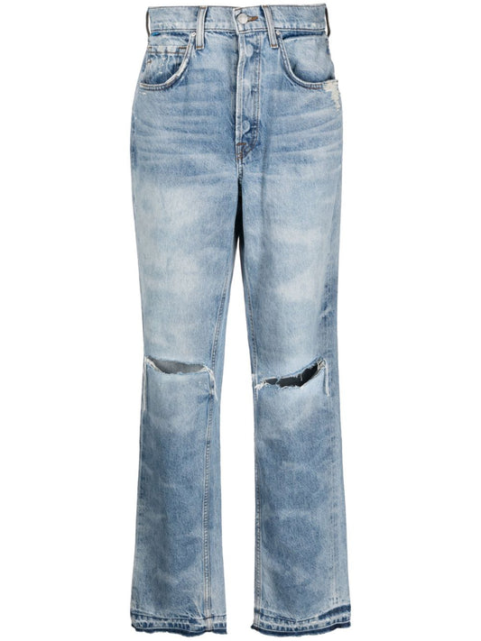 COTTON CITIZEN Jeans Black — Kate Straight‑Leg Jeans